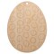 Polka Dot Easter Egg Unfinished Craft Wood Holiday Christmas Tree DIY Pre-Drilled Ornament